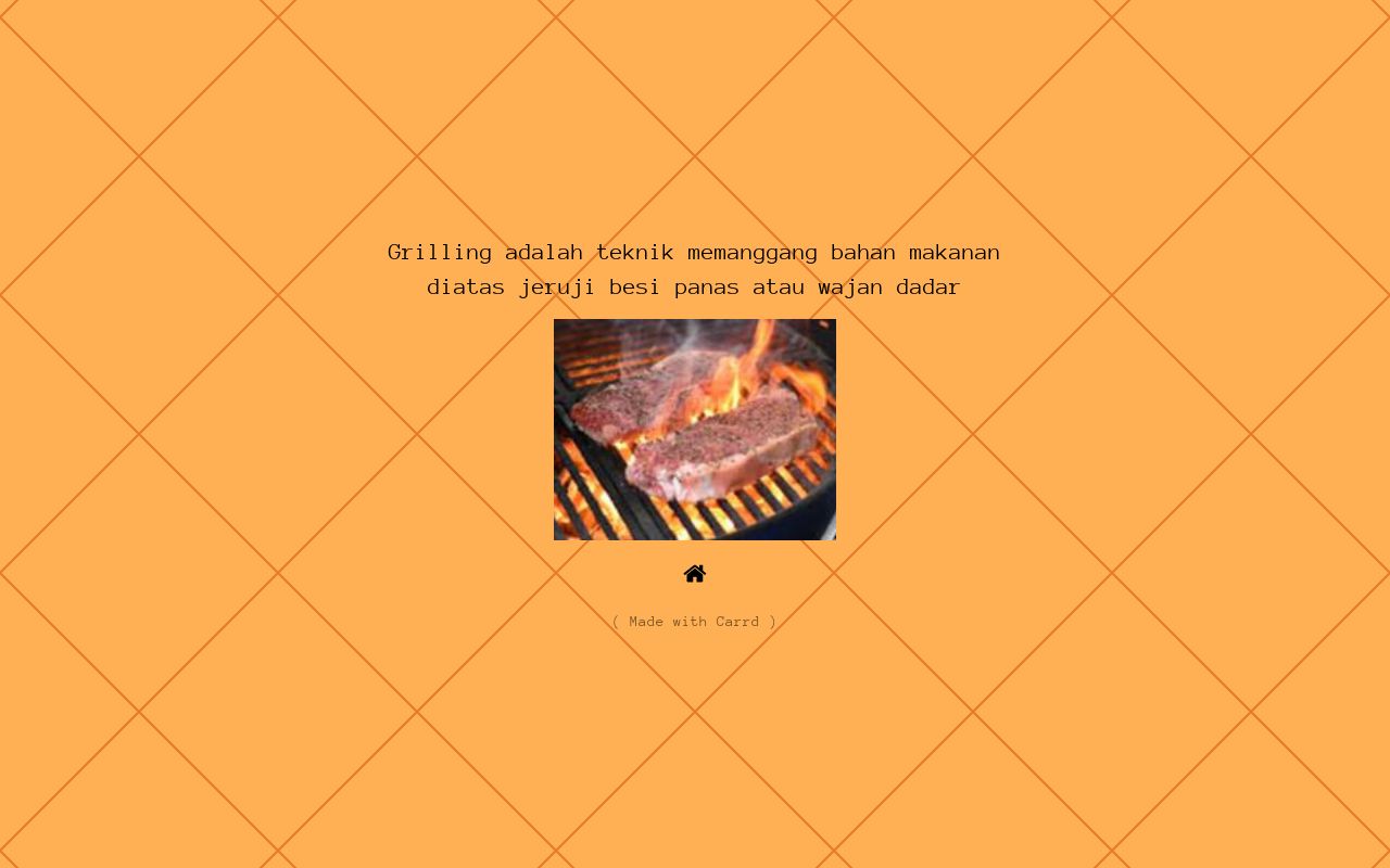 Carrd profile picture for @grilling
